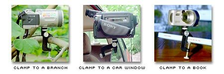 ClamperPod Camera Tripod In Use